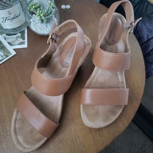 !!!3/$10!!! Montana Leather Wedges
